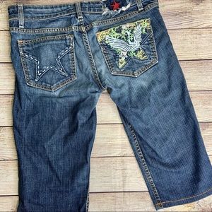 People’s Liberation Denim Capris 27
